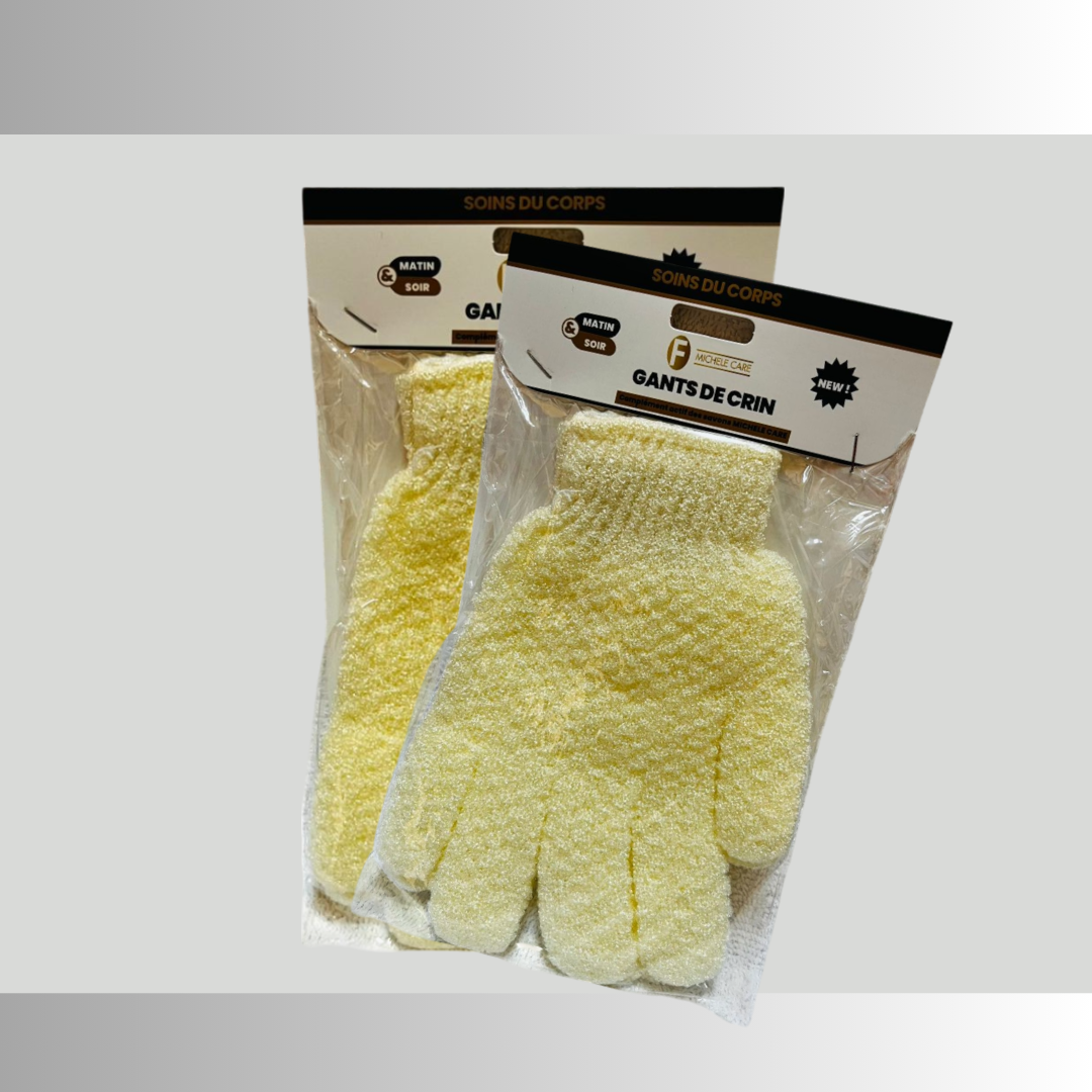 Gants de Crin (exfoliants pour la douche)