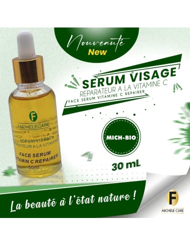 MICH BIO SERUM REPARATEUR ET ANTI-RIDE VISAGE A LA VITAMINE C30ml